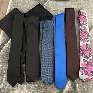Men’s ties and pocket squares